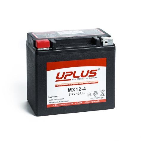 Мото аккумулятор uplus MX12-4 (YTX12-BS)