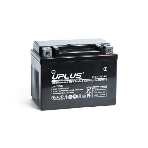 Мото аккумулятор uplus LT4-3 (YTX4L)