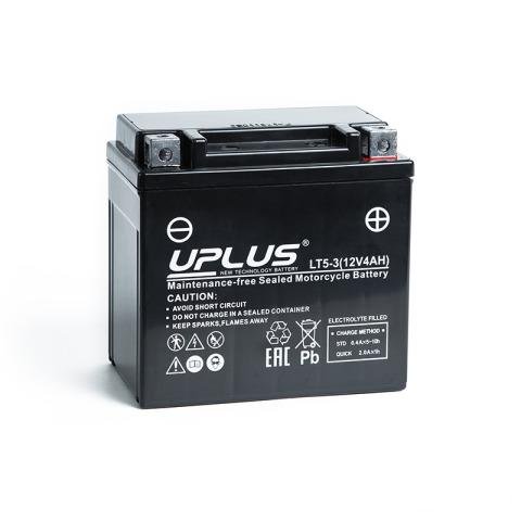 Мото аккумулятор uplus LT5-3 (YTX5L-BS)