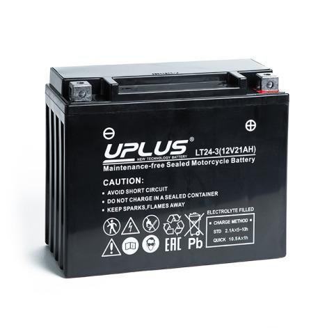 Мото аккумулятор uplus LT24-3 (YTX24HL-BS)