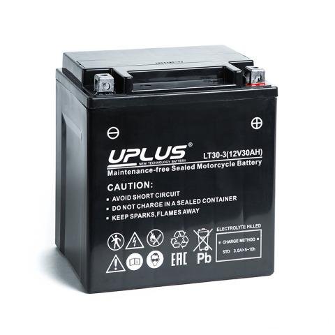 Мото аккумулятор 30 а.ч uplus LT30-3 (YIX30L)