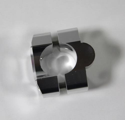 Проставки руля с 22 на 28 мм серебристые