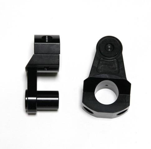 Проставки руля с 22 на 28 мм черные