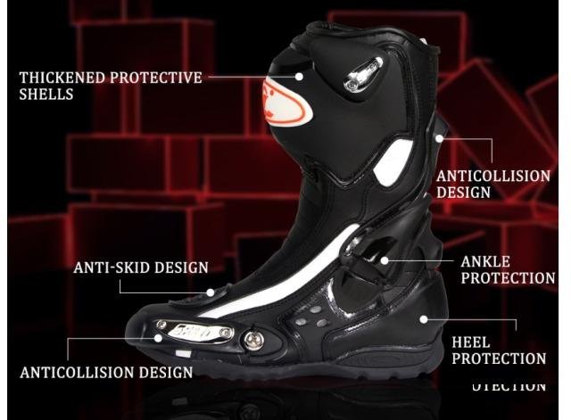 Мото Боты Обувь для Мотоцикла ботинки защита экип