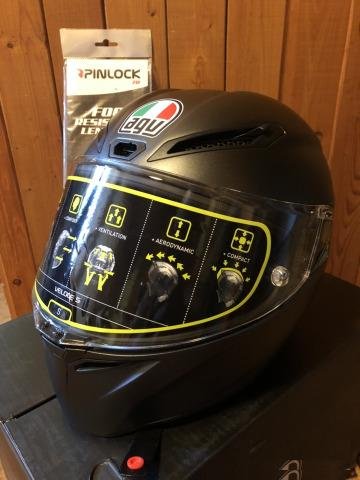 Новый шлем AGV Veloce S черный матовый размер S