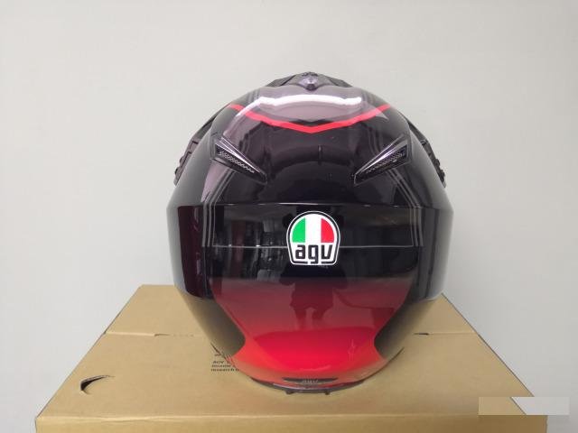 AGV Шлем AX-8 dual EVO multi - GT black/silver/RED