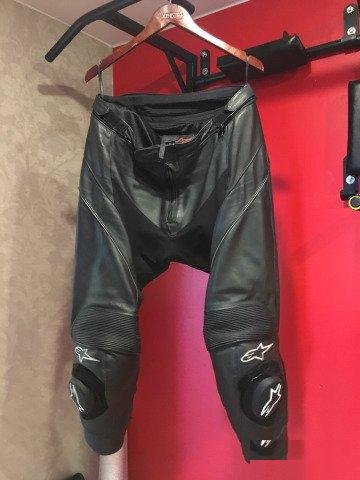 Мотоштаны Alpinestars mission кожаные