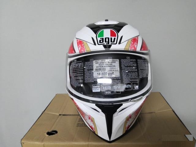 AGV Шлем K-3 SV E2205 multi - vulcan white/black