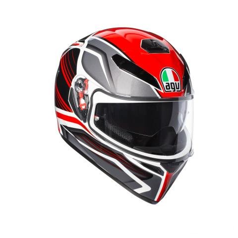 Шлем K-3 SV AGV E2205 multi PLK - proton black/RED