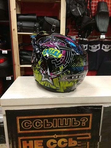 Шлем мотард кросс для мотоцикла эндуро