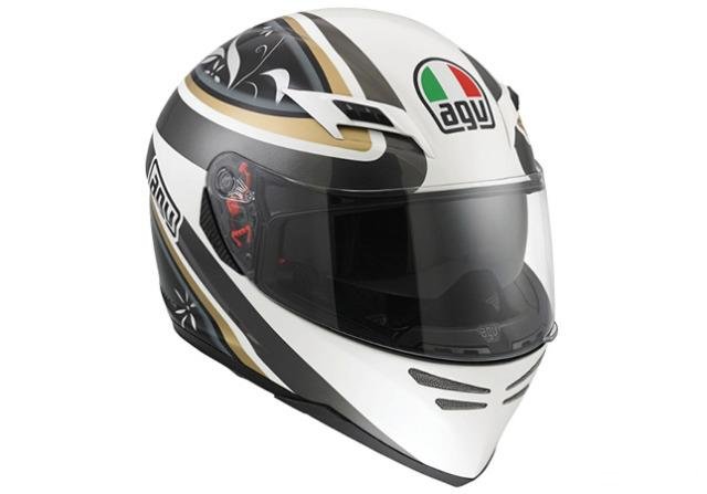 Шлем AGV «Skyline» Wings white/gunmetal