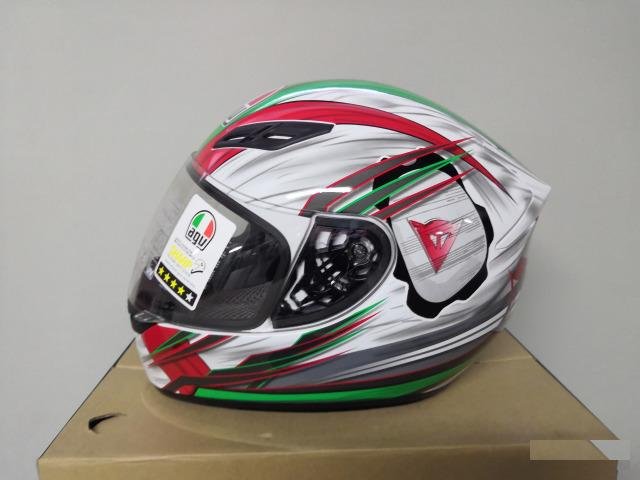 AGV Шлем K-4 EVO E2205 multi - hung-ON white/RED