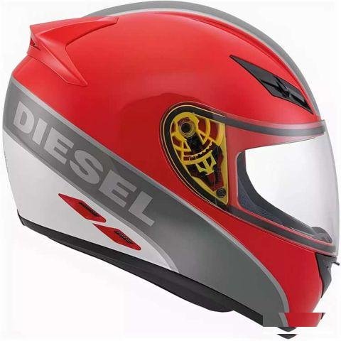 Шлем agv diesel красный