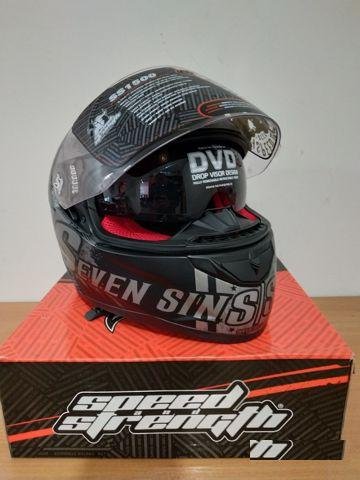 Мото шлем SS1500 seven sins BLK