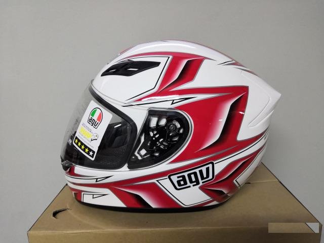 AGV Шлем K-4 EVO E2205 multi - arrow white/RED XL