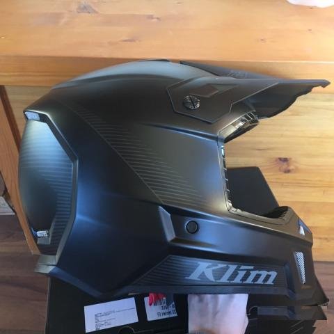 Новый шлем Klim F3 (XL) чёрный