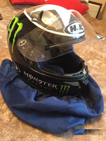 Мотошлем monster energy HJC helmets