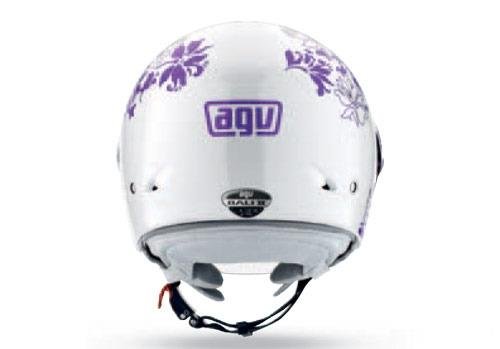 Шлем AGV «Bali II» Leaf white/lilac