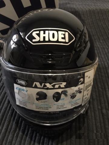 Шлем мотоциклетный Shoel NXR black carbon