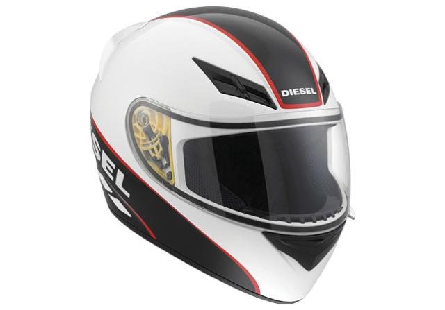 Шлем AGV «Diesel» Full-jack logo white/black/red