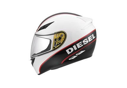 Шлем AGV «Diesel» Full-jack logo white/black/red