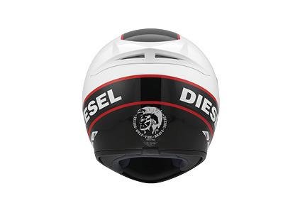 Шлем AGV «Diesel» Full-jack logo white/black/red