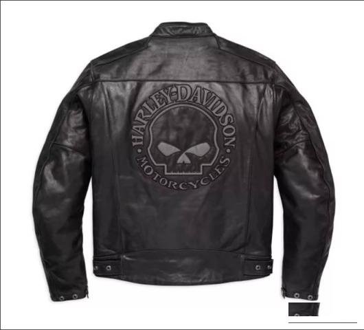 Куртка Harley-Davidson reflective skull leather JA