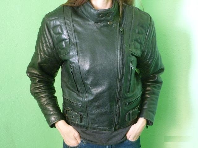 Мото-куртка aard wear женская кожаная р 44-46