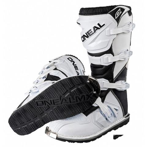 Мотоботы кроссовые Oneal Rider Boot белые