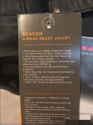 Куртка кожаная Merlin Beacon
