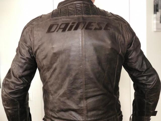 Мотокуртка Dainese R-Twin Pelle коричневая 52
