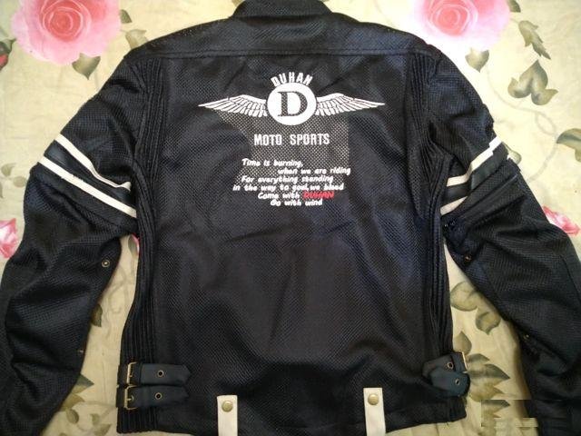 Мото куртка новая мотокуртка чёрная Duhan
