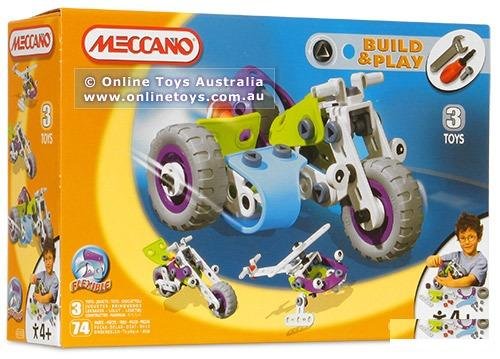 Конструктор Meccano "Mотоцикл" 3-в-1 new