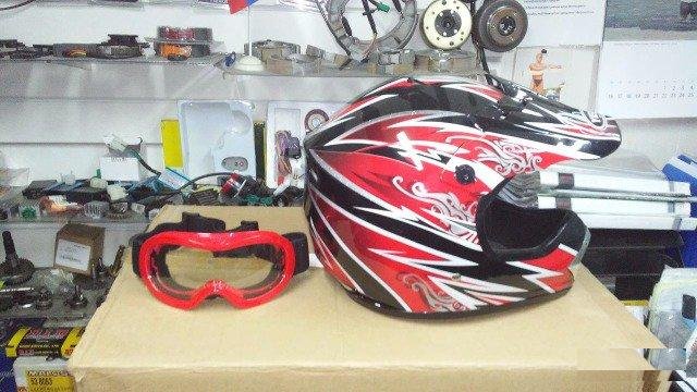 Кроссовый шлем Новый от 50 до 62 размера Мото очки