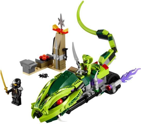 Lego Ninjago. 9447. Лаша на мотоцикле