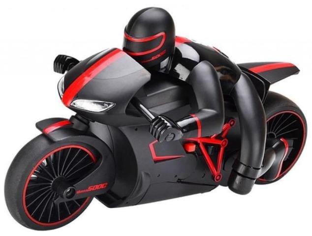 1Toy Драйв - красный - мотоцикл с гонщ