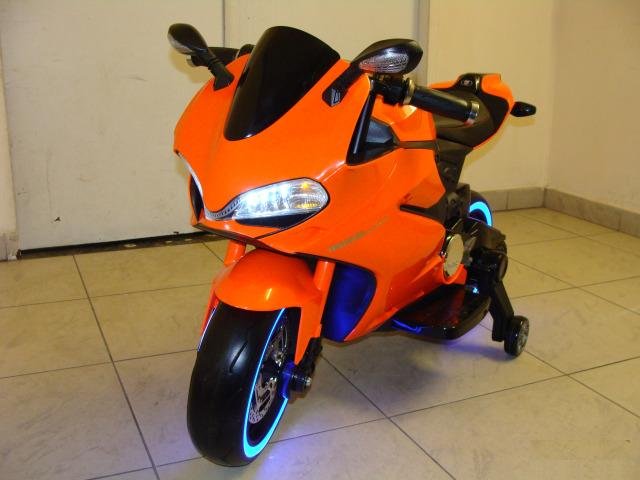 Детский Электрический Мотоцикл A001AA Оранжевый