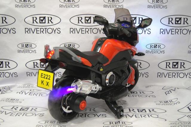 Детский Электрический Мотоцикл moto E222KX Красный