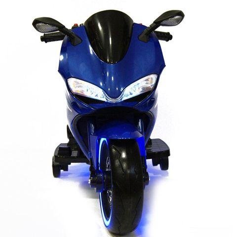 Детский электромобиль мотоцикл A001AA синий