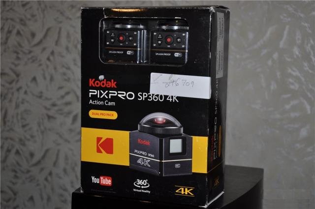 Kodak PixPro SP360 4K Dual Pro Pack (вскрытая)