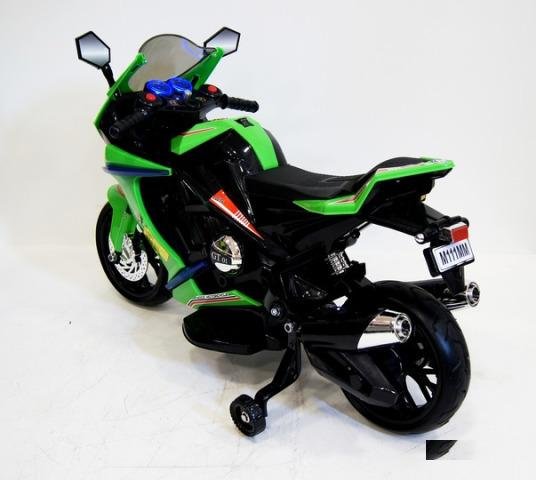Детский Электрический Мотоцикл мото M111MM Зеленый
