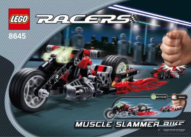 Конструктор lego Racers 8645 Мощный Мотоцикл