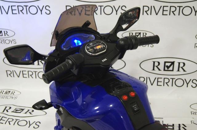 Детский Электрический Мотоцикл moto E222KX Синий
