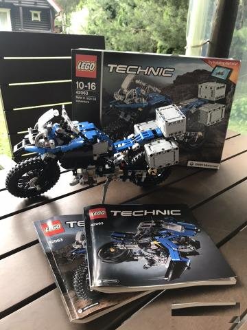 Lego Technic мотоцикл, б/у