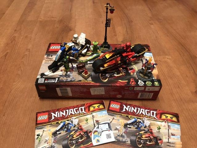 Lego Ninjago 70667 Мотоцикл-клинок Кая и снегоход