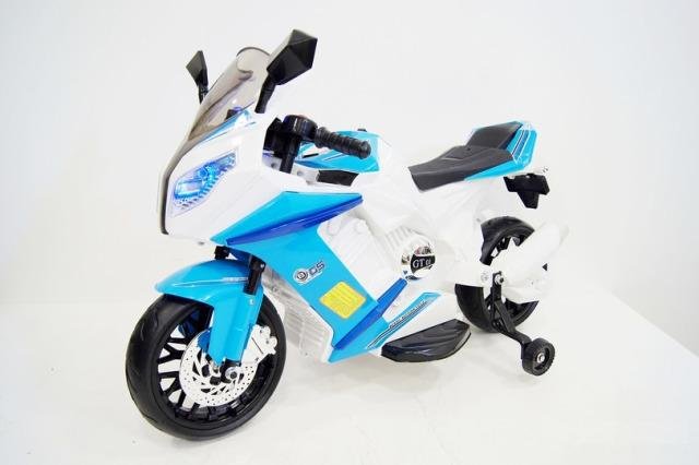 Детский Электрический Мотоцикл мото M111MM Голубой