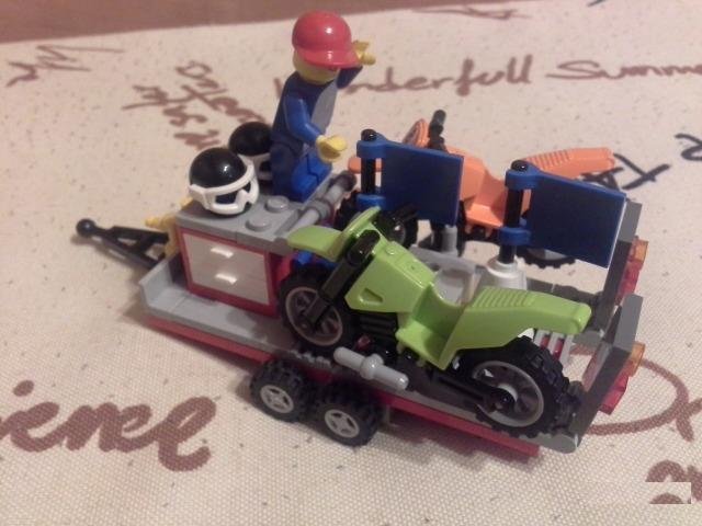 Лего сити транспортер мотоциклов 4433