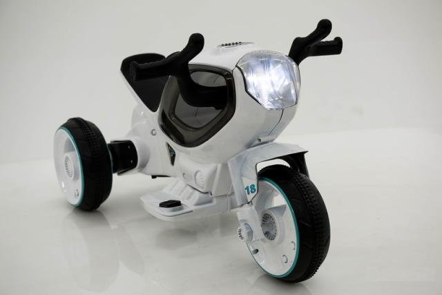 Детский Электрический Мотоцикл moto HC-1388 Белый