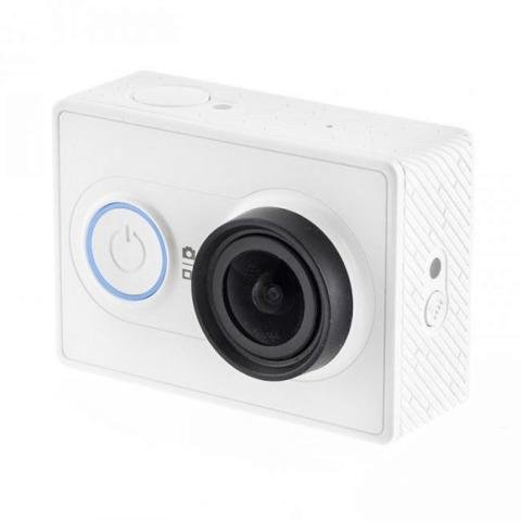 Камера Xiaomi YI action camera белая с аквабоксом