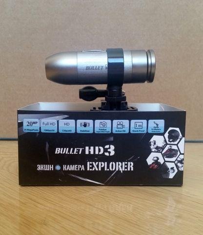 Уникальная экшн-камера Ridian Bullet HD 3 Explorer